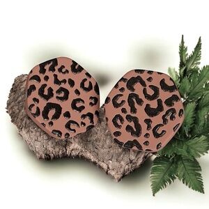 5 For $25💫Brown and Black Fun Geometric Earrings